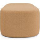 Ver imagem 7 de Kit 02 Puffs Decorativos Orgânicos para Living Quarto 160cm Doha W01 Bouclê Mostarda - Lyam Decor