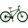 Bicicleta Aro 29 Dropp Sport Aço 21v Freio a Disco Preto e Verde - 19 - 1