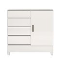 Ver imagem 2 de Cômoda 4 Gavetas 1 Porta Fit 1.4 com Pes - Santos Andira