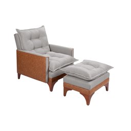 Poltrona Reclinável Munique Linho/courissímo 185/856 - 2