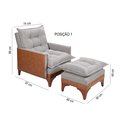 Ver imagem 3 de Poltrona Reclinável Munique Linho/courissímo 185/856