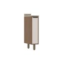 Ver imagem 1 de Balcão de Cozinha 20cm 1 Porta com Tampo Aspen Luciane Móveis Vanilla/beige