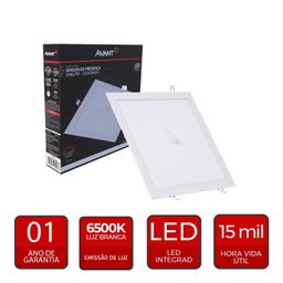 Painel Led Quadrado Embutir com Sensor de Presença 18w 6500k Bivolt - Avant - 3