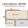 Perfil Cantoneira de Aço Inox 304 - Brilho, Dourado - 20x20x2000mm - 2