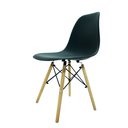 Ver imagem 6 de Kit 4 Cadeira Eiffel Moderno Sala Jantar Preto Base Madeira