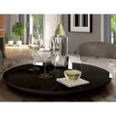 Ver imagem 2 de Kit com 2 Pratos Giratório Centro de Mesa Laqueado com Vidro 60 Cm