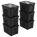 Ver imagem 5 de Kit 02 Caixa Organizadora 56 Litros Preta Uninjet