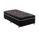 Ver imagem 1 de Cama Box solteiro ortopédica conjugada 88x188 Tampo Preto Matelassê