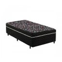 Ver imagem 1 de Cama Box solteiro ortopédica conjugada 88x188 Tampo Preto Matelassê