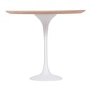 Ver imagem 2 de Mesa Saarinen Redonda Fórmica Branca 100cm - Base Branca