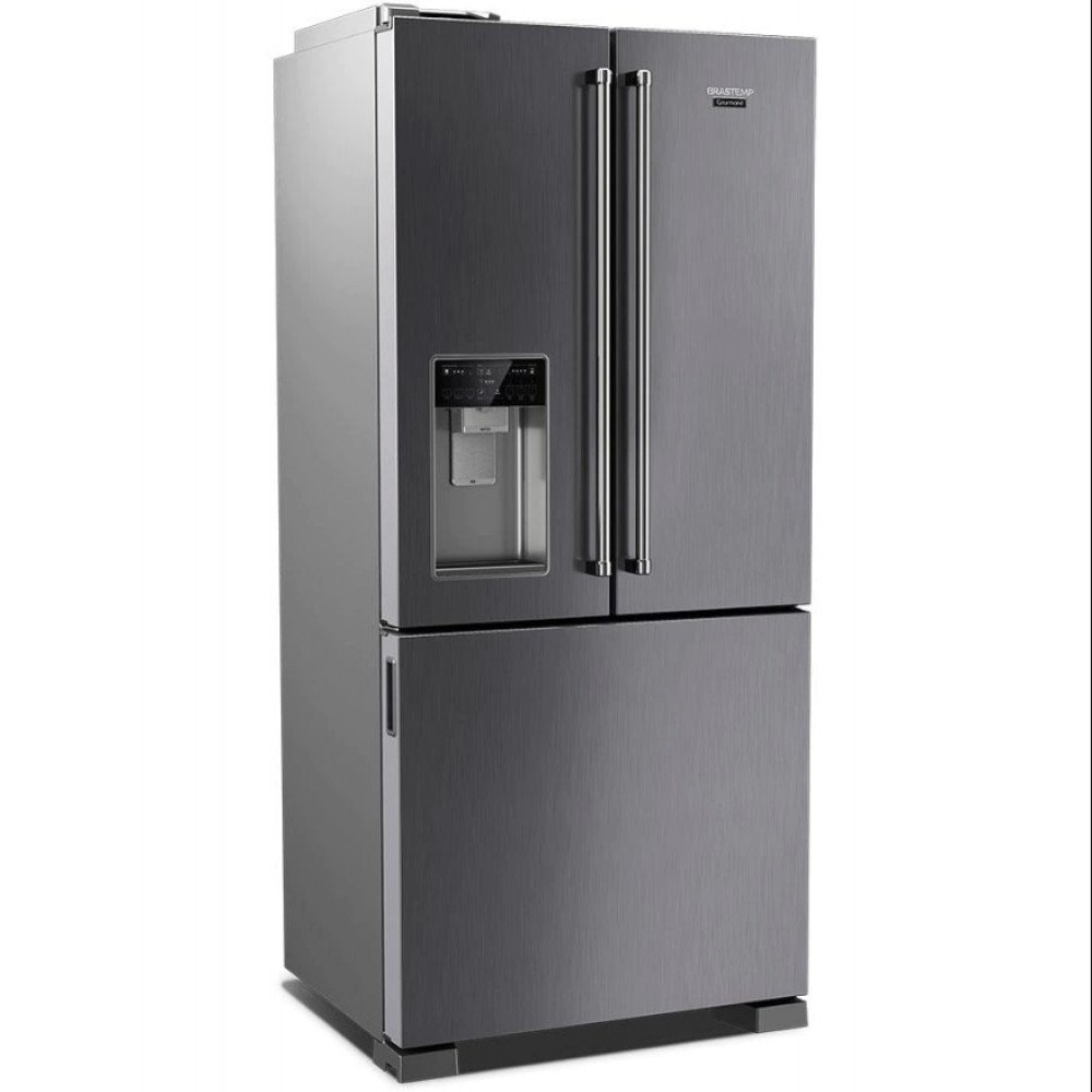 Geladeira Brastemp Gourmand French Door Side Inverse Brh86ar Frost Free com Tecnologia Inverter e Ág - 1