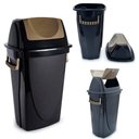 Ver imagem 2 de Kit 2 Lixeiras Basculantes Ecoblack Plasutil 4,9L e 23,2L