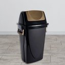 Ver imagem 4 de Kit 2 Lixeiras Basculantes Ecoblack Plasutil 4,9L e 23,2L