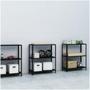 Ver imagem 2 de Estante Aço 3 Prateleiras Eaf007 Preto