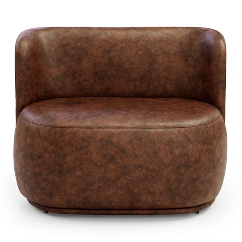 Poltrona e Namoradeira Orgânica Molly Couríssimo Whisky - Desk Design