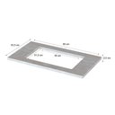Ver imagem 3 de Módulo Cozinha Henn Americana Tampo 80cm p/ Cooktop Calcare