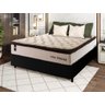Conjunto Cama Box Casal c/ Molas Ensacadas Quartzo Preto 138x188x71 - 2