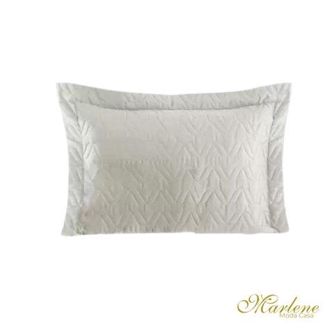 Porta Travesseiro Satinee Perola 50x90cm