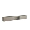 Ver imagem 4 de Nicho Basculante para Painel de TV 260cm MDF com 2 Portas Cinza Grigio Casa Lar Shop