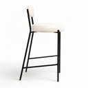 Ver imagem 4 de Kit 3 Banquetas Altas Londres Aço Carbono 43cm Branco D'Rossi