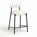 Ver imagem 5 de Kit 3 Banquetas Altas Londres Aço Carbono 43cm Branco D'Rossi