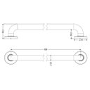 Ver imagem 6 de Barra Apoio Aço Inox 3,2cm X 80 Cm até 150kg Reforçado Censi
