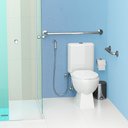 Ver imagem 4 de Barra Apoio Aço Inox 3,2cm X 80 Cm até 150kg Reforçado Censi