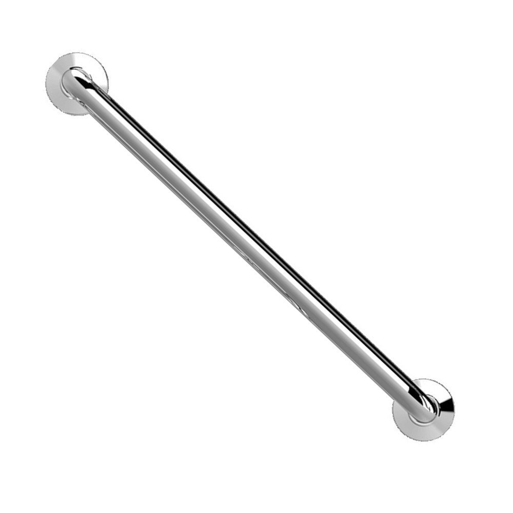 Barra Apoio Aço Inox 3,2cm X 80 Cm até 150kg Reforçado Censi