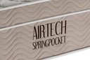Ver imagem 2 de Colchão Casal ORTOBOM De Molas Ortobom Airtech Bege - 138cm X 188cm X 30cm