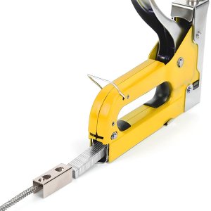 Grampeador Manual Profissional Tapeceiro Madeira Pressão Grampos 4 - 14mm + 2200 Grampos | Fertak