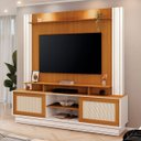 Ver imagem 2 de Estante Home para Tv até 55 Polegadas 2 Portas 180cm Antares:off Cedro