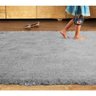 Tapete de Sala/Quarto Fourrure 2,00mx3,00m Cores Variadas Casen Cor:Cinza - 1