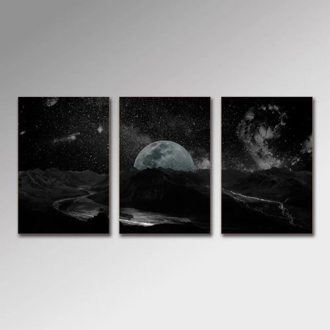 Placa Decorativa - Dark Space Arte Destaque 20 X 30 Cm
