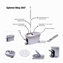 Ver imagem 6 de Mop Spinner 360° Limpeza Profunda Centrifuga de Inox