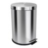 Lixeira com Pedal em Aço Inox 12l Cesto - 1