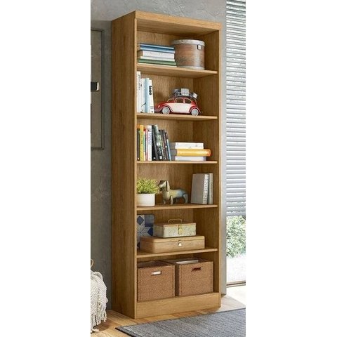 Livreiro Multiuso Linus sem Porta Freijo