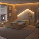 Ver imagem 2 de Cama Montessoriana Lift Casal e Moldura com Led New Garden Casatema MadeiraOriginals