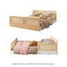 Cama Montessoriana Lift Casal e Moldura com Led New Garden Casatema MadeiraOriginals - 6