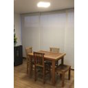 Ver imagem 3 de Persiana Rolo Translúcida Creme 100 (L) x 260 (A) cm Cortina Roller Bege Screen Solar 1,00 X 2,60