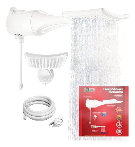 Chuveiro Ducha Loren Shower Eletrônico Lorenzetti 220v 127v - 220v - 7