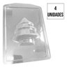 Forma de Silicone Árvore de Natal - 11cm X 9cm - 4 Unidades - 4