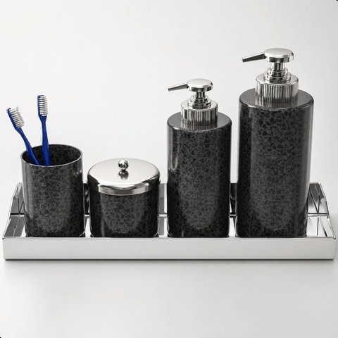 Porta Shampoo Adesivo sem Furar Parede Inox F.Df