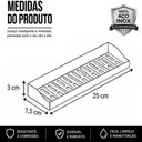 Ver mais imagens de Porta Shampoo Adesivo sem Furar Parede Inox F.Df