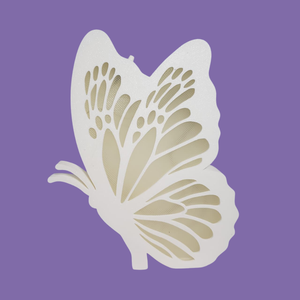 Luminária Infantil Borboleta Led – Quarto de Menina:branco