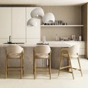 Ver mais imagens de Banqueta Jade Freijo/couro Sintetico