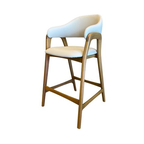 Banqueta Jade Freijo/couro Sintetico