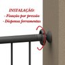 GRADE PORTÃO PET BEBÊ DIVISOR AMBIENTE 113 a 118 CM PRETO - 8