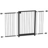 GRADE PORTÃO PET BEBÊ DIVISOR AMBIENTE 113 a 118 CM PRETO - 3