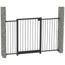 Ver imagem 4 de GRADE PORTÃO PET BEBÊ DIVISOR AMBIENTE 113 a 118 CM PRETO