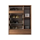 Ver imagem 5 de Quarto Infantil com Cômoda 4 Gavetas e 1 Porta Guarda-Roupa 3 Portas e 2 Gavetas Ninho Marrom/Castanho/Off White